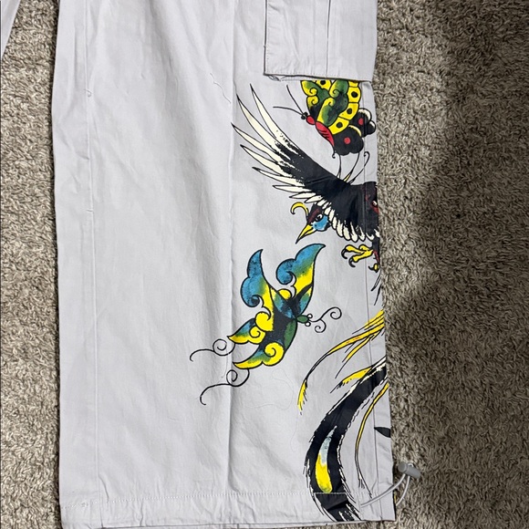 Ed Hardy Cargo Parachute Pants NO OFFERS - Picture 2 of 14